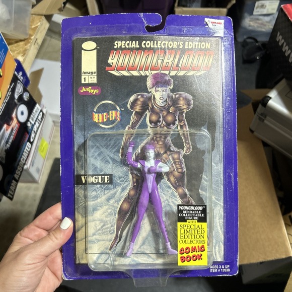 Just Toys Other - Youngblood Vogue Action Figure w/ Comic – JusToys 1995 – New Sealed Vintage